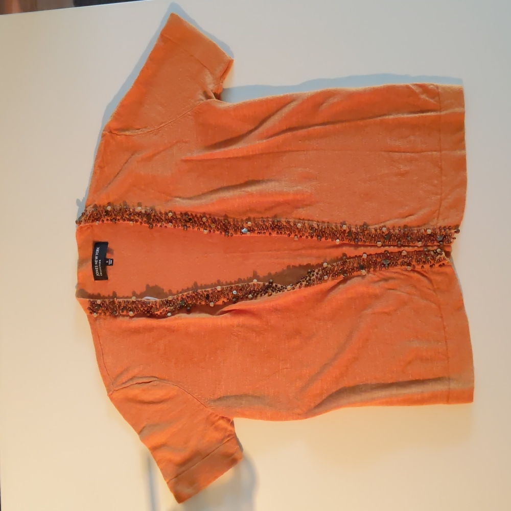 Short sleeved cardigan
